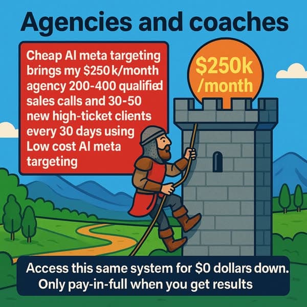 Coaches, Consultants & Agencies Above Agencies, Coaches, and Consultants above $15k/Month, listen up!