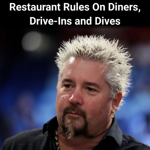 Rules Restaurants Must Follow When Featured On "Diners, Drive-Ins and Dives"