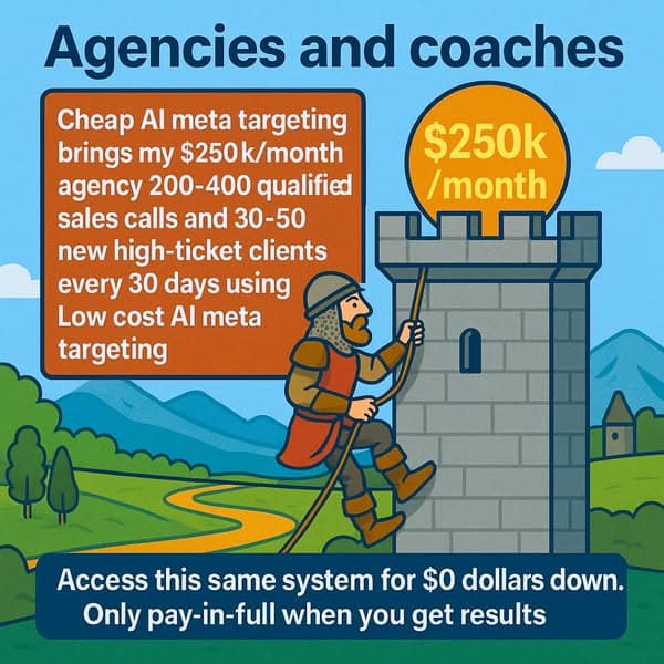 Coaches, Consultants & Agencies Above Agencies, Coaches, and Consultants above $15k/Month, listen up!