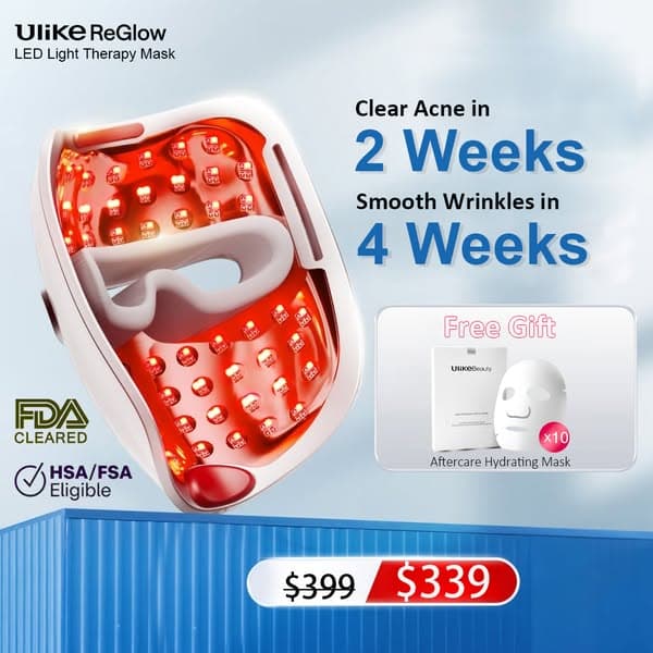 Ulike ReGlow Sale-AT-Home LED Facial Treatment!