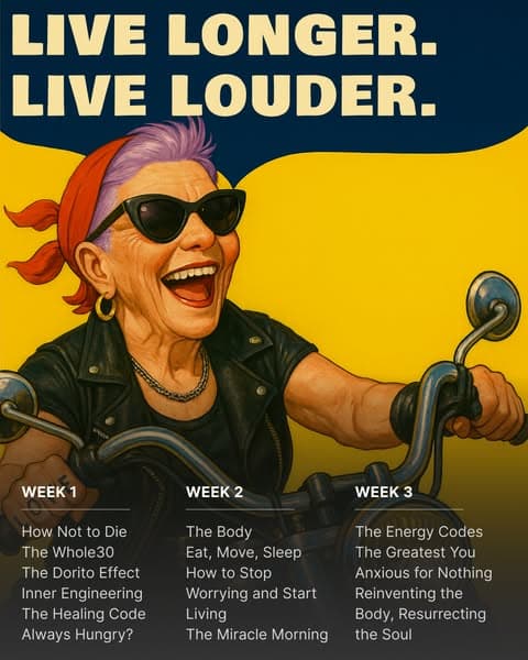 💡 Live Longer, Wiser, and Happier—Starting with 10 Minutes a Day
