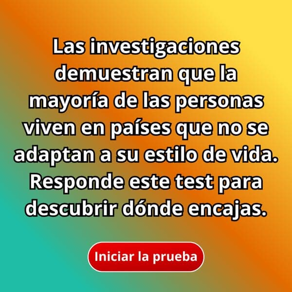 ¿En Qué País Deberías Vivir?