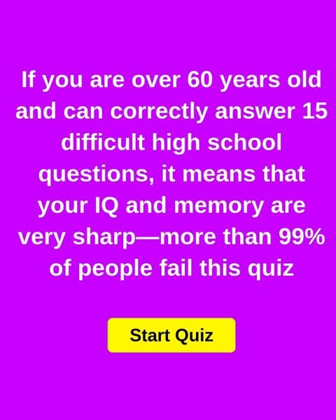This High School Quiz Stumps Almost Every Adult