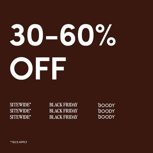 📣 30-60% Off Sitewide