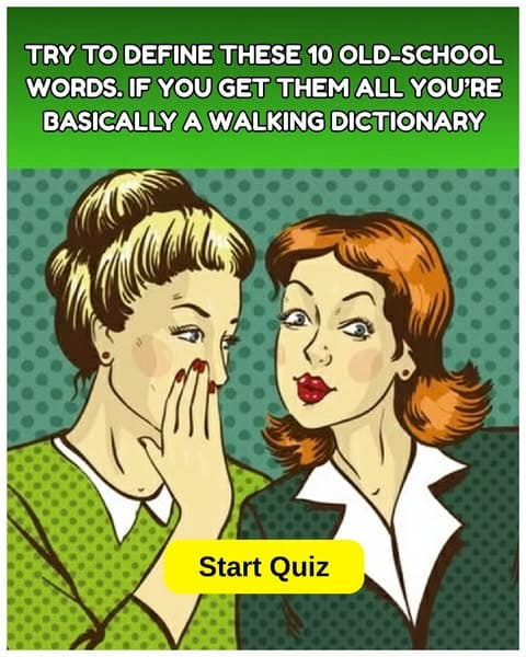 Can You Survive This Hard Old-School Word Quiz?