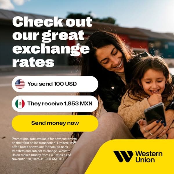 Send money with Western Union