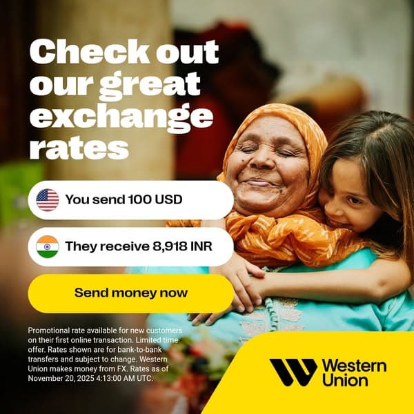 Send money with Western Union