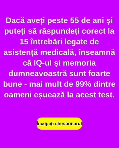 Majoritatea oamenilor nu pot face față acestui test de asistență medicală - tu poți?