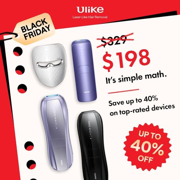 Up to 40% OFF❣️ Ulike's Black Friday Blowout Sale