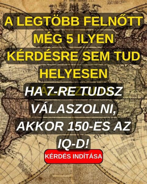 Azt hiszed, még át tudsz menni általános iskolai történelemből? Gondold újra!