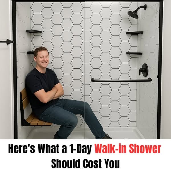 Here’s What a 1-Day Walk-in Shower Should Cost
