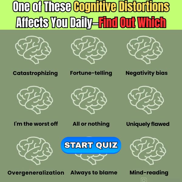 What’s Your Cognitive Distortion Type? 🧠