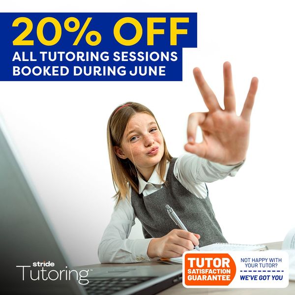 Beat Summer Slide With 20% Off Online Tutoring!