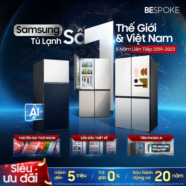 TỦ LẠNH SAMSUNG BESPOKE