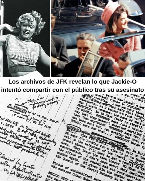 Archivos recientemente desclasificados revelan lo que Jackie Kennedy intentó contarnos durante años