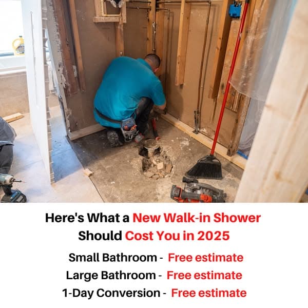 What a 1-Day Walk-in Shower Should Cost in 2025