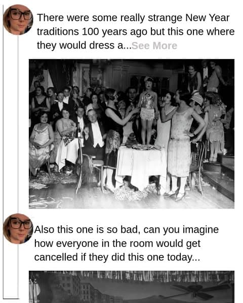 25+ New Year’s Rituals That Would Raise Eyebrows Today