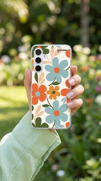 Capinha para celular Flores Coloridas - Gocase