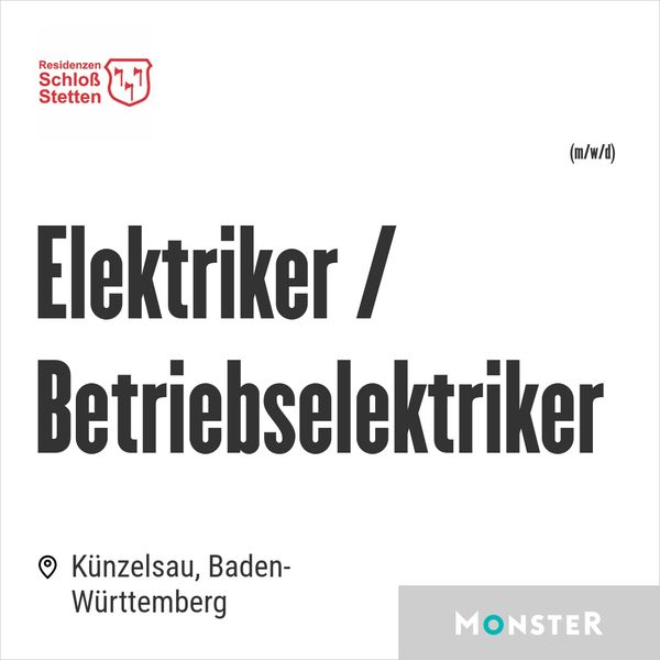 Elektriker / Betriebselektriker