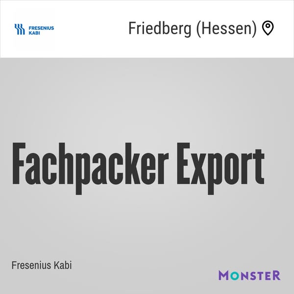 Fachpacker Export