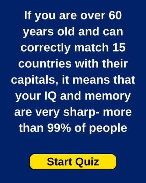 Think You Know Every Capital City? Take The Quiz 👉