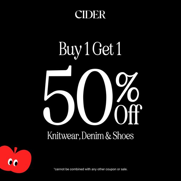 Buy 1 Get 1 50% Off - Cider