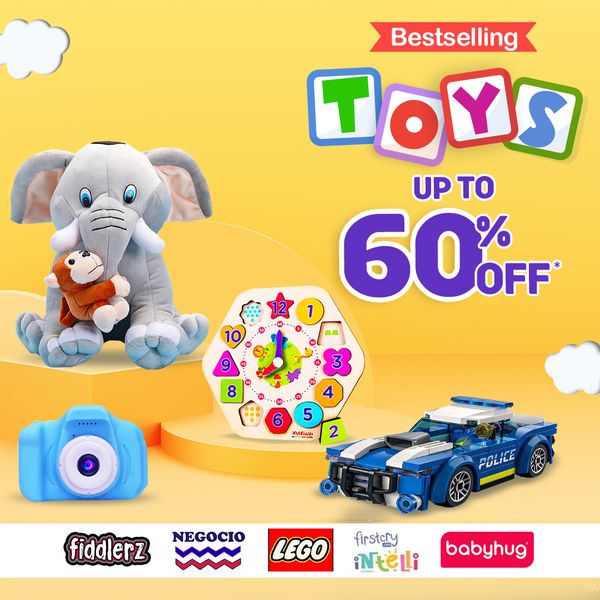 Upto 60% OFF on Bestselling Toys!