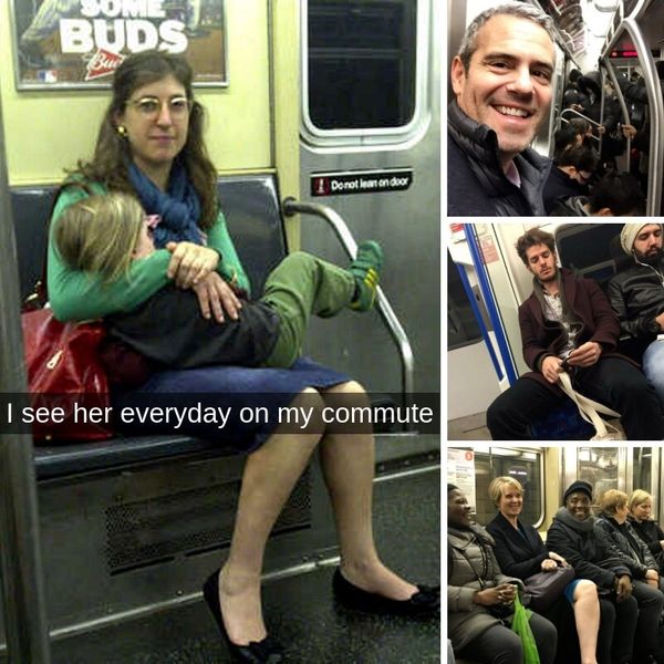 35+ Stars Taking Public Transportation Like Normal People