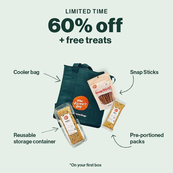 Get 60% off your first box!