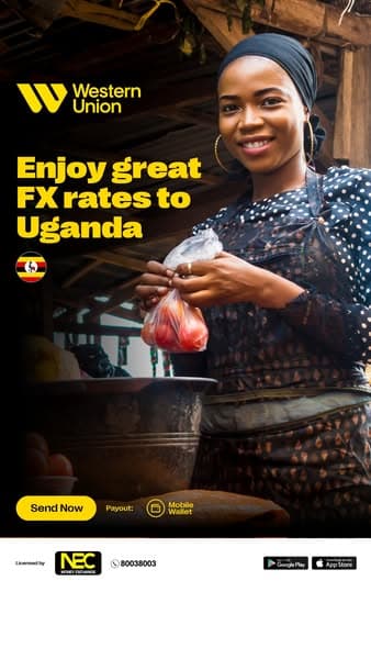 Enjoy great FX rates to Uganda