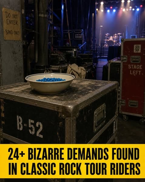 24+ Bizarre Demands Found In Classic Rock Tour Riders