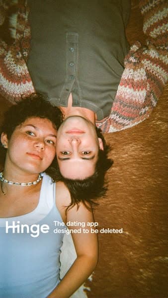 Registrati subito su Hinge.