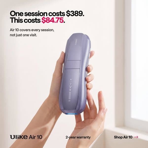 Say Goodbye to Hair - Shop Ulike Air10βs Fast & Painless Hair Removal Now!
