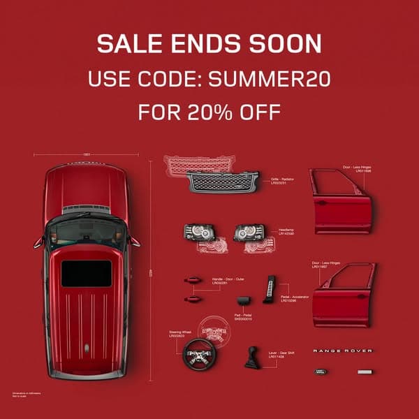 20% OFF Genuine Range Rover Parts & Accessories