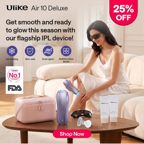 Ulike Air 10 Ice-Cold IPL. Zero Pain.