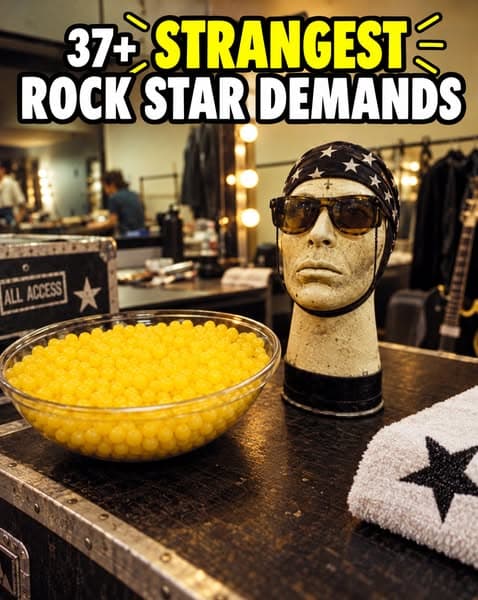 37+ Strange Items Legends Demanded In Their Tour Riders