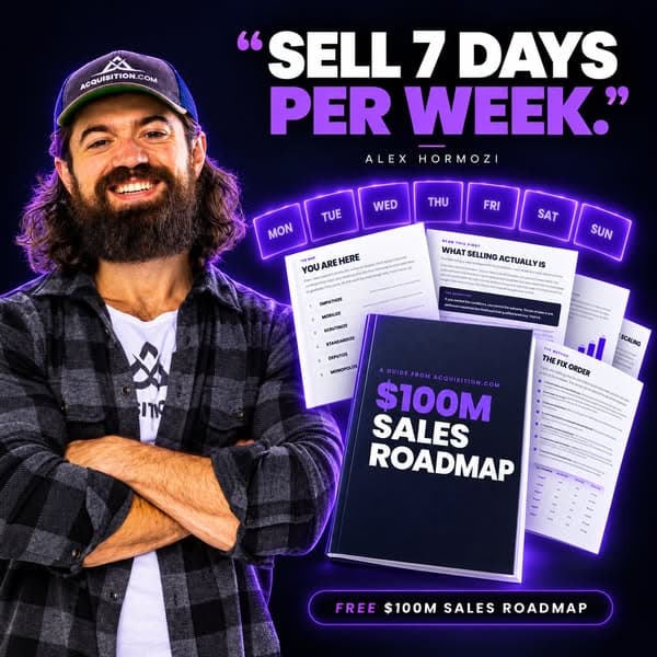 Alex Hormozi's $100M Sales Playbook for $1M Business Owners