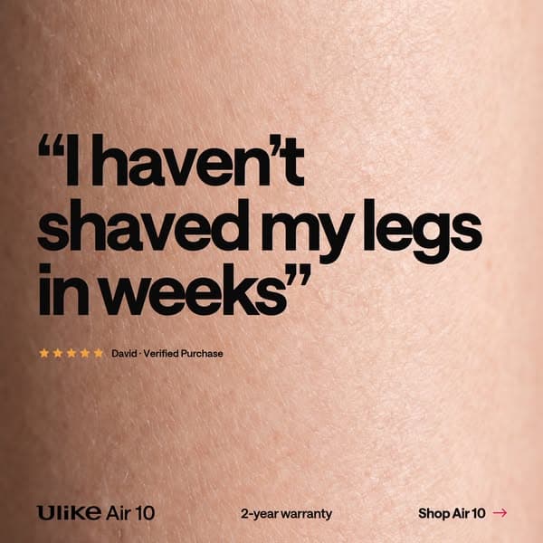 Say Goodbye to Hair - Shop Ulike Air10βs Fast & Painless Hair Removal Now!