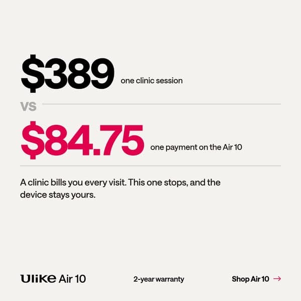 Say Goodbye to Hair - Shop Ulike Air10βs Fast & Painless Hair Removal Now!