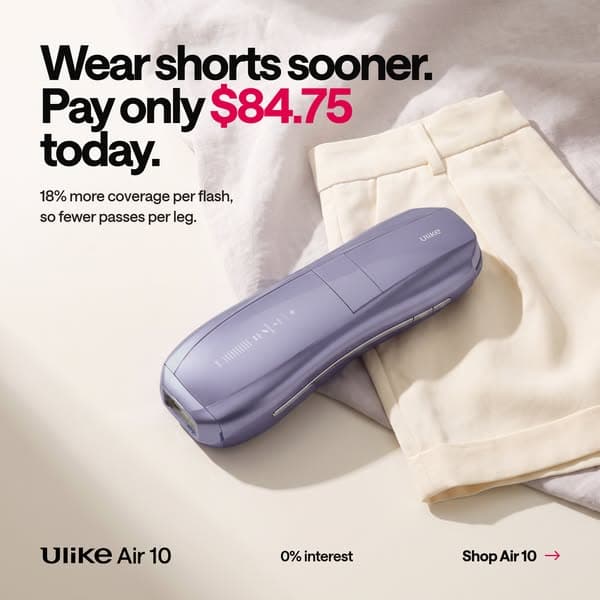 Say Goodbye to Hair - Shop Ulike Air10βs Fast & Painless Hair Removal Now!