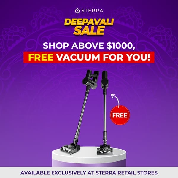 Get a FREE Sterra Flow™ Cordless Vacuum with Minimum Spend!