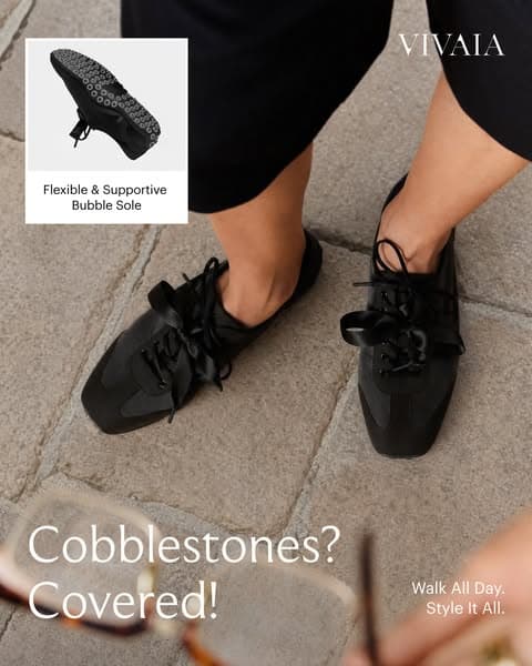 Cobblestones? Covered! Walk All Day