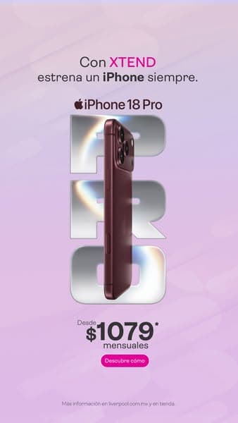 Estrena iPhone 18 Pro
