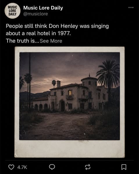 The Real 1977 Story Behind Hotel California