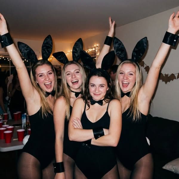 This year: arms up in every photo