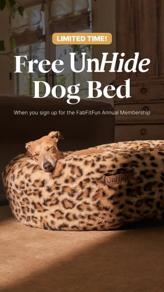 Free Pet Bed with Annual Plan