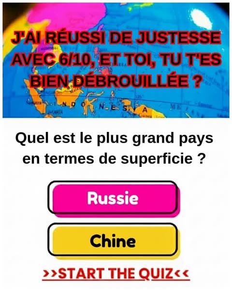 La plupart des adultes ont du mal à répondre à ce quiz de géographie de l'école primaire