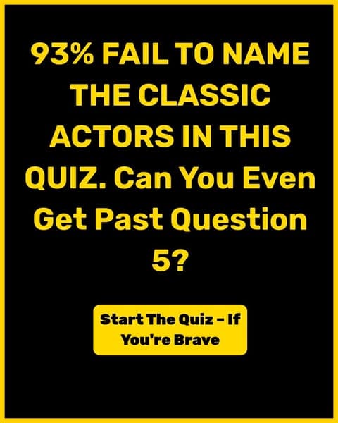 Think You Remember Every Iconic Actor? Prove It Here