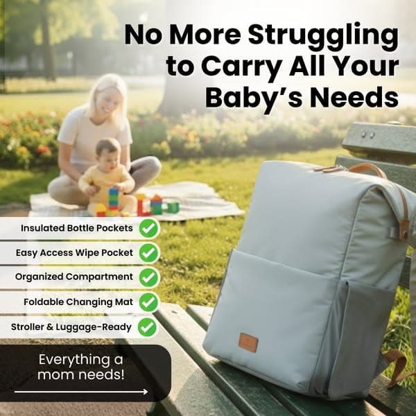 Everything Mom Needs, Right Where She Needs It 🎒