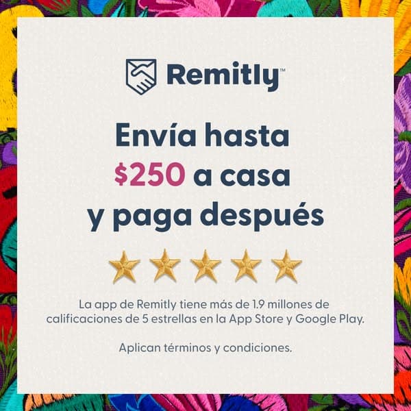 Envía ahora, paga después